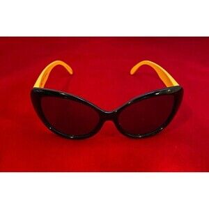 Gymboree Vintage Girl's Cat Eye Sunglasses One Size Black and Yellow